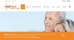 Desktop Screenshot of ostharz-immobilien.de